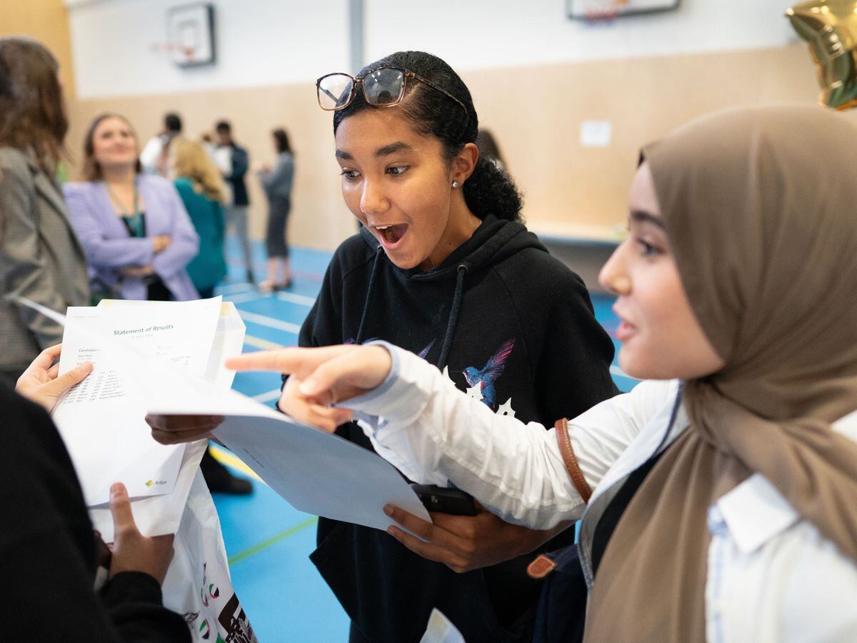 GCSE results: Shropshire students find out their grades