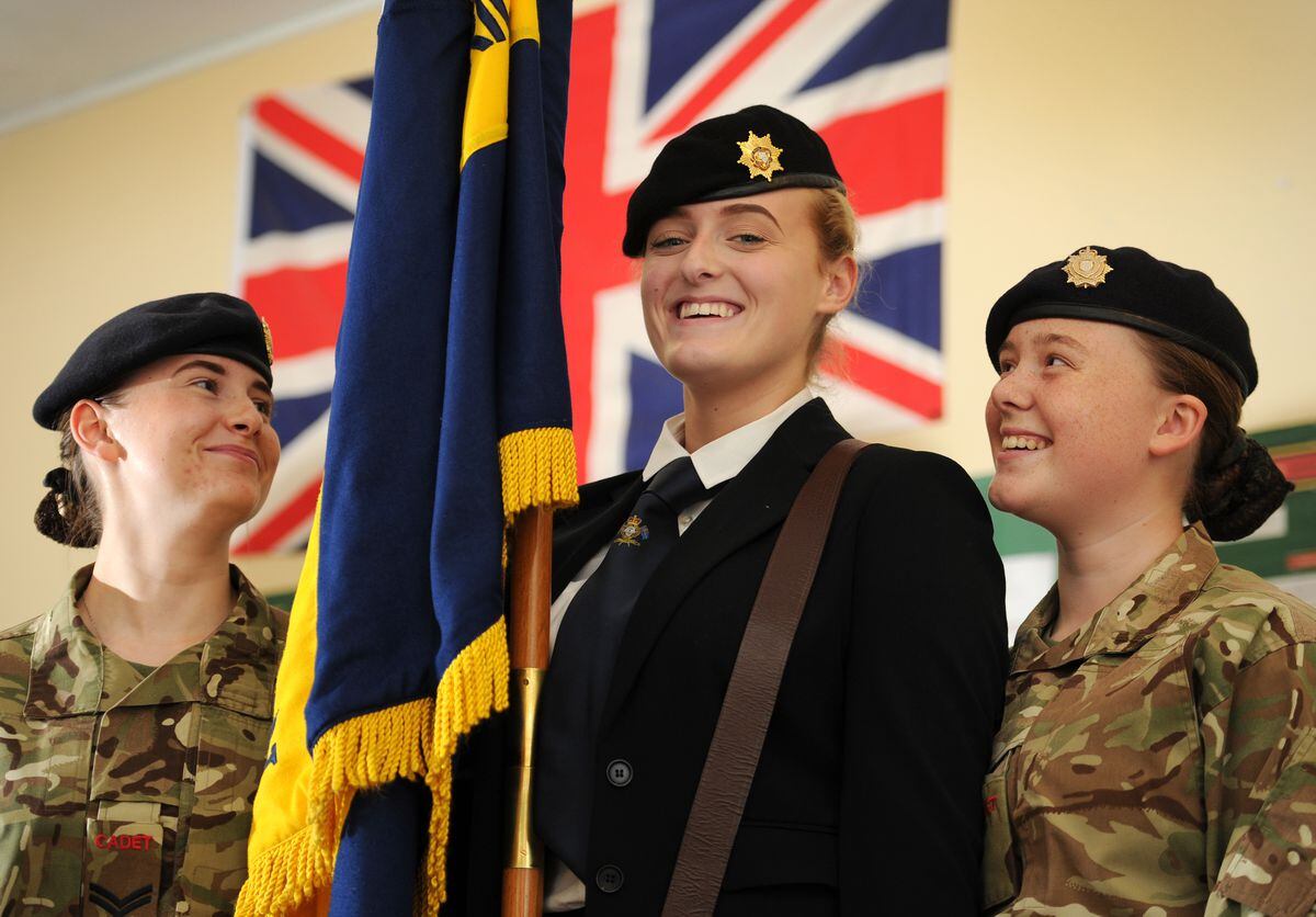 Telford girl, 16, becomes one of RBL's youngest standard bearers ...