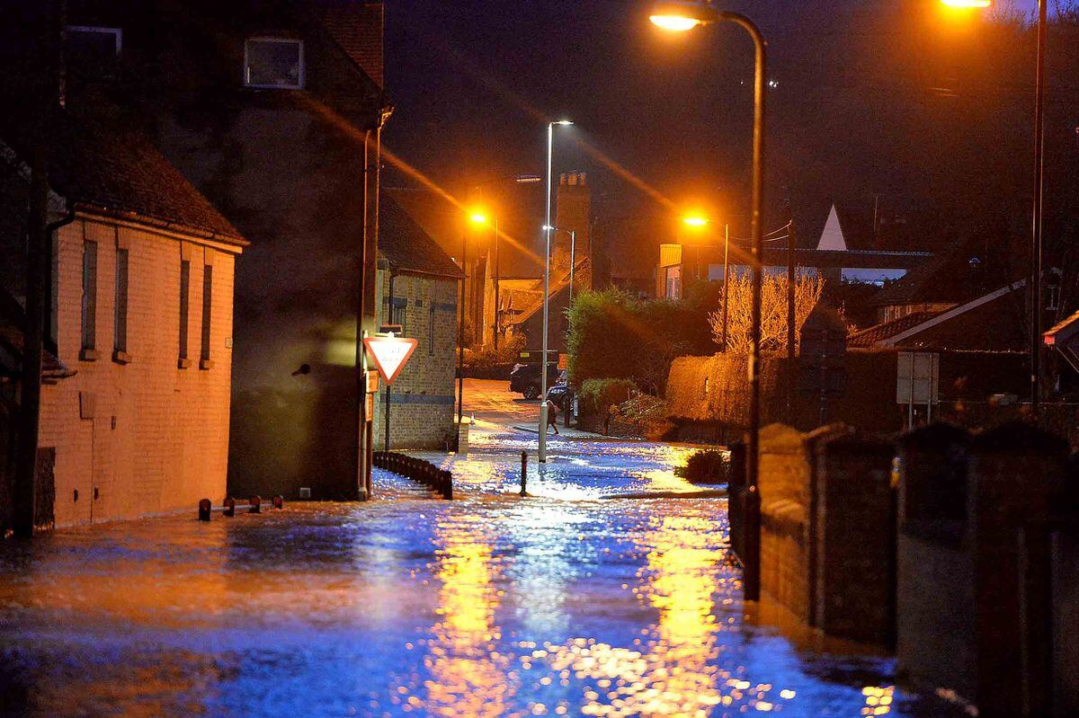 Shropshire flooding Cleanup operation in Ludlow could take until