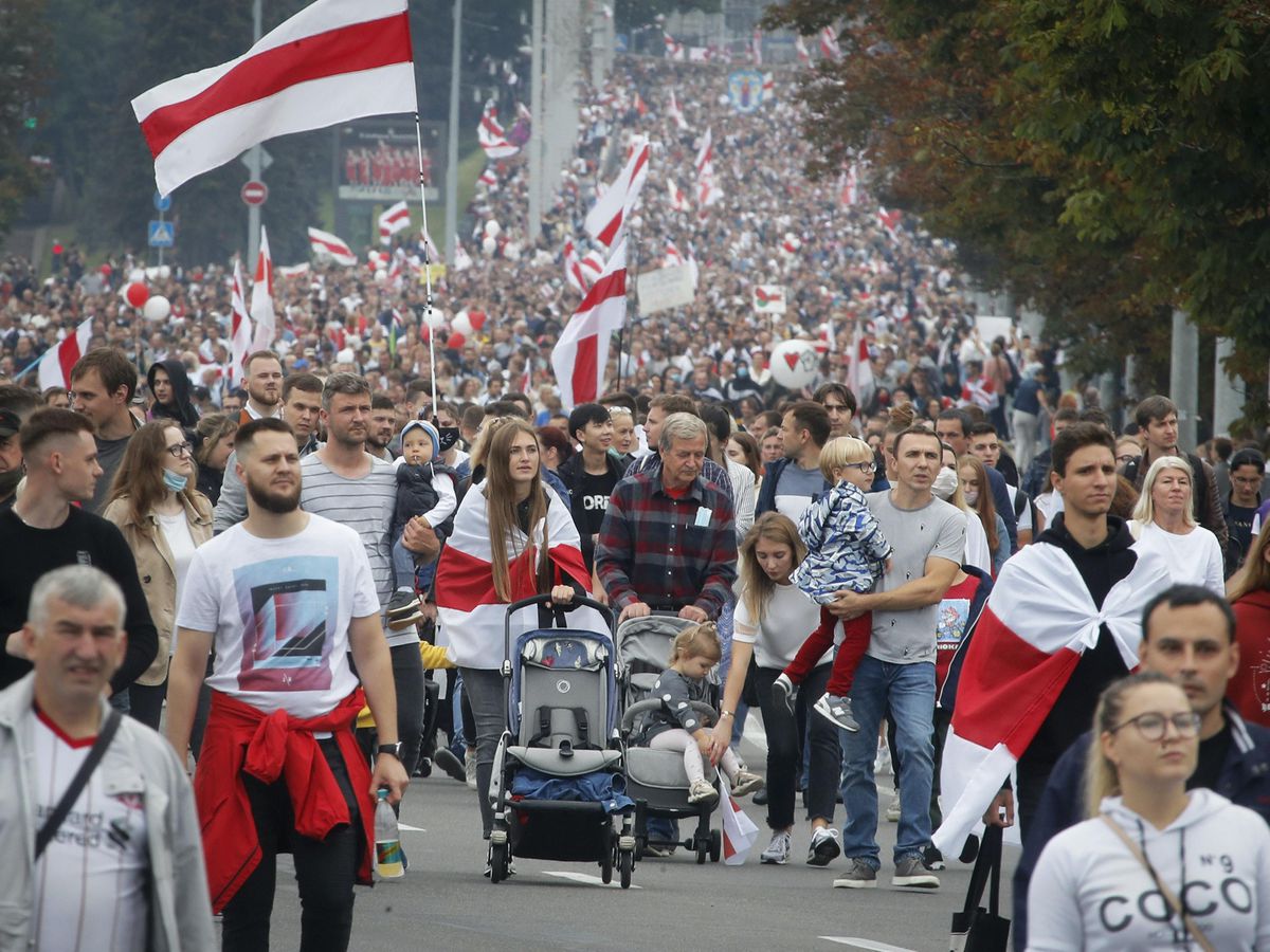 Video Shows Armed Belarus President As Protests Roil Capital