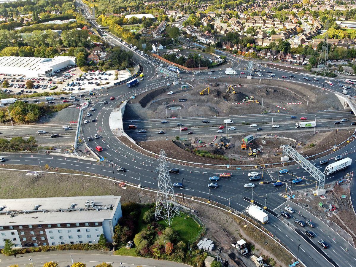 Continued Junction 10 roadworks spells M6 misery | Shropshire Star