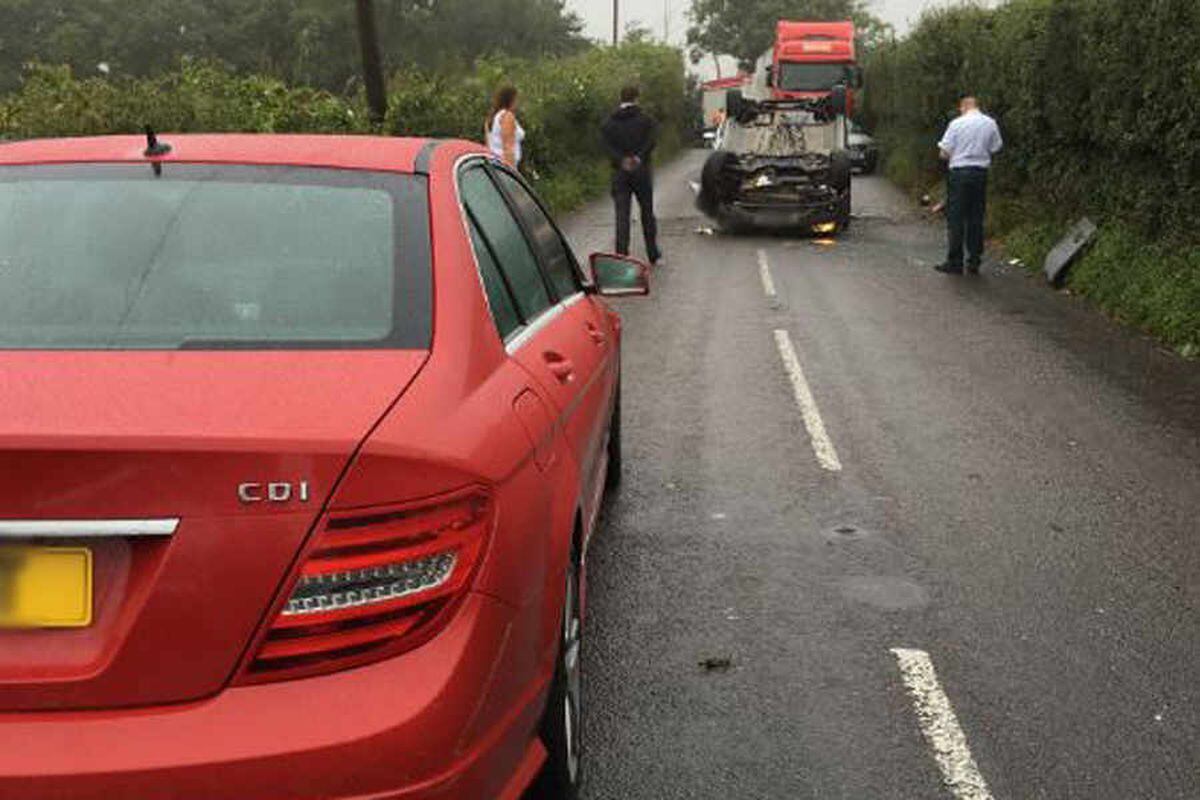 Pictures Series Of Shropshire Crashes Causes Rush Hour Delays