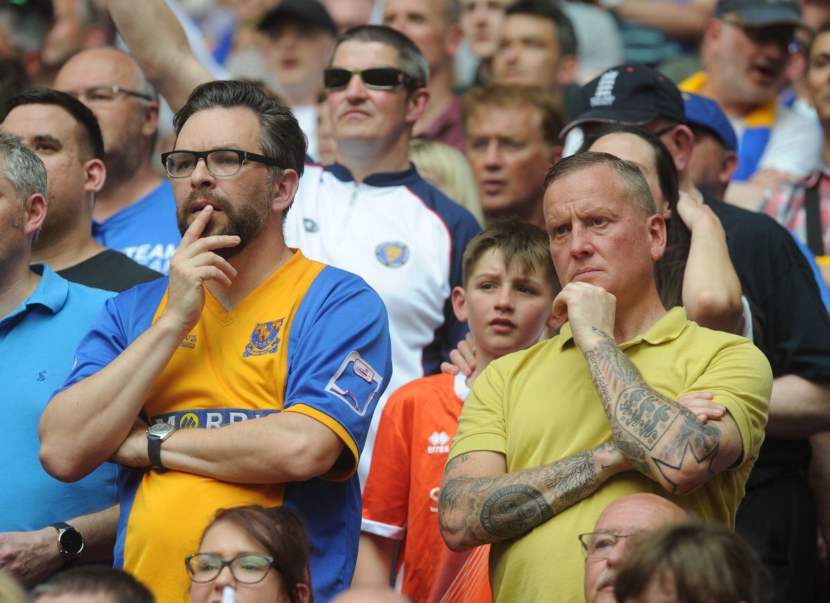 Proud Shrewsbury Town fans devastated as Wembley woes continue ...