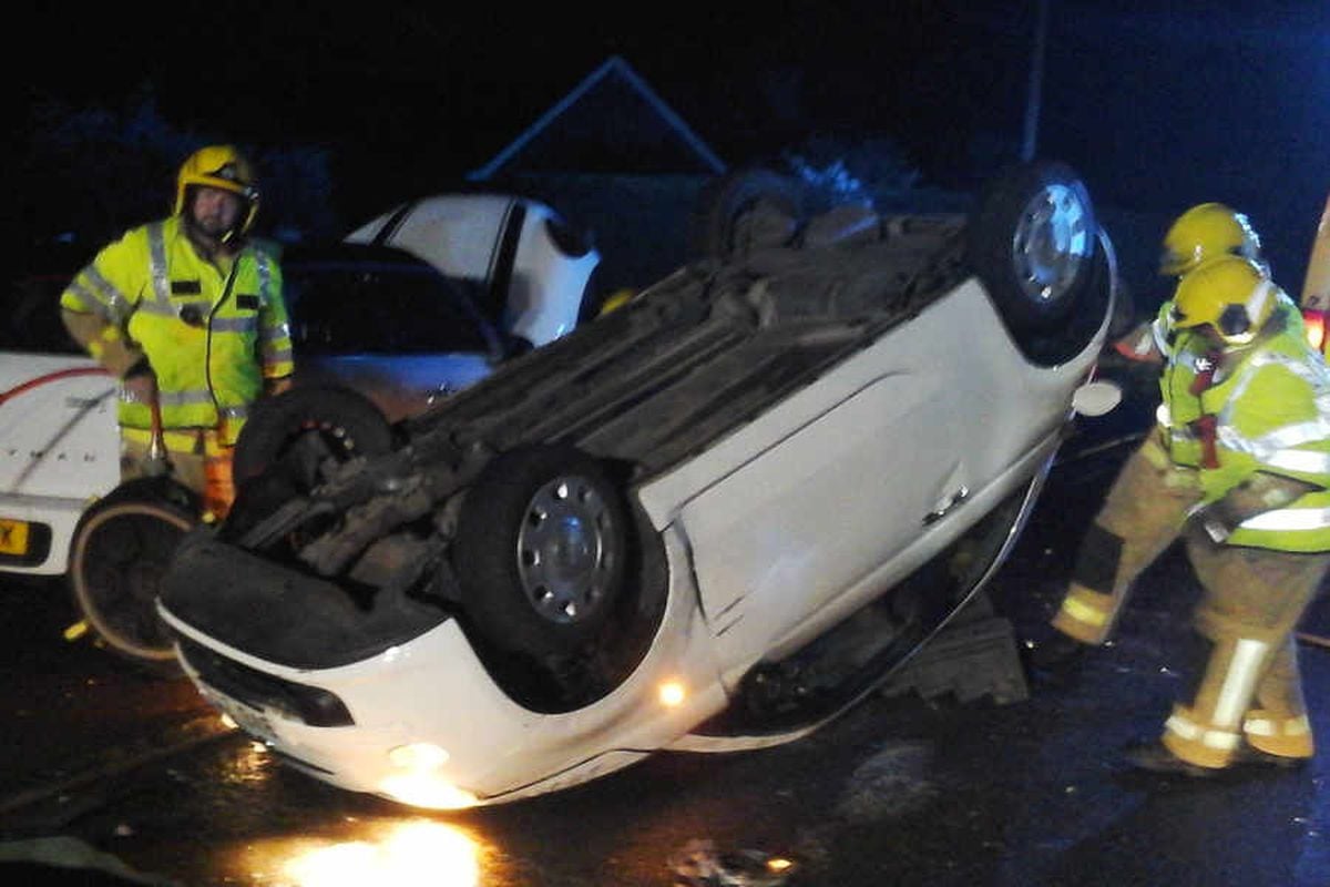 Car Overturns In Crash Near Bridgnorth | Shropshire Star