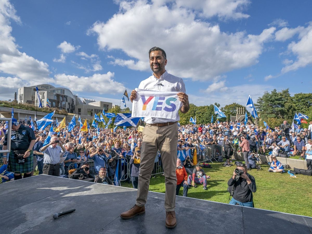 First Minister Humza Yousaf Marches With Thousands Of Independence   JP4EL3E25VFLJIOP55PWPYB26A 