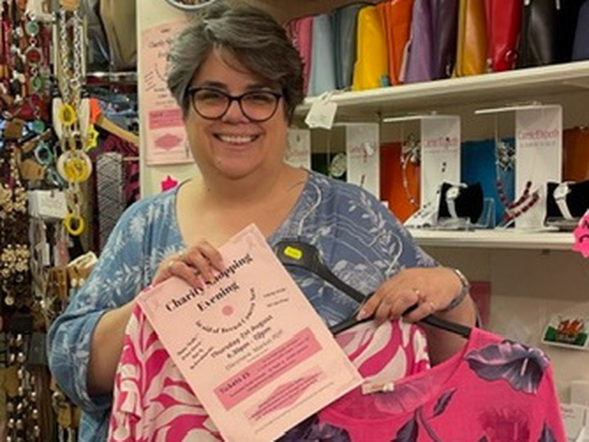 Breast cancer survivor giving back with fundraising shopping evening