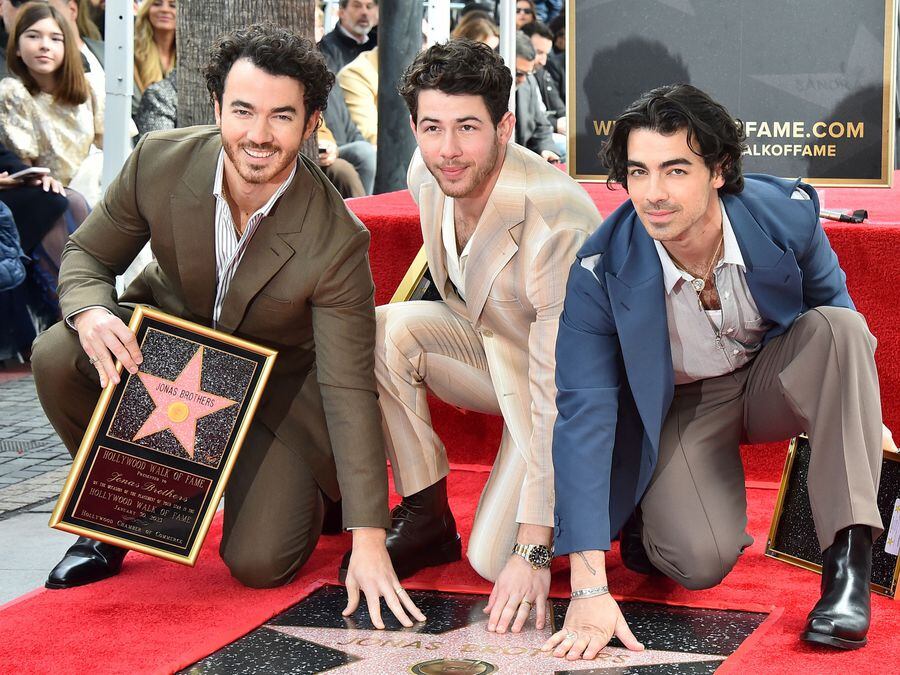 Jonas Brothers inducted into Hollywood Walk of Fame with their