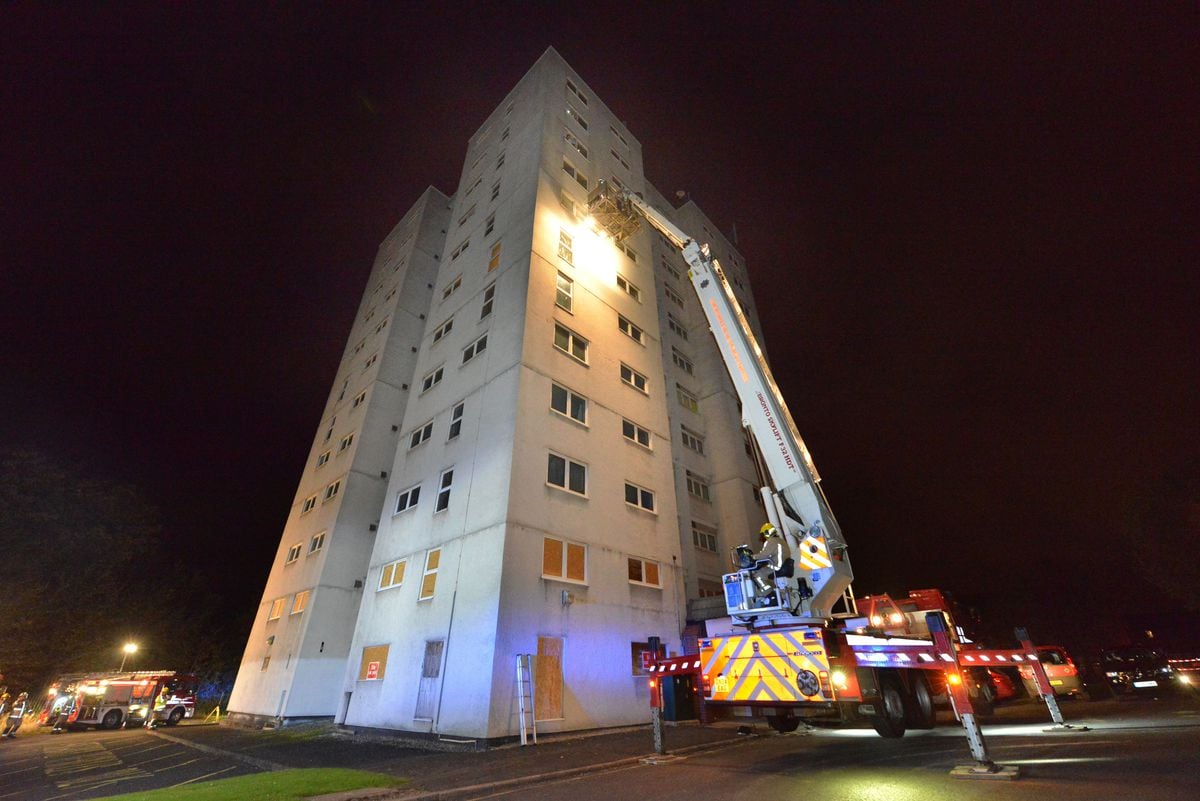 Striking image shows how Telford tower block could look after revamp