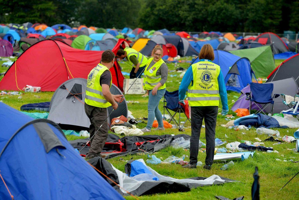 Big V Festival clean-up gets underway at Weston Park - with video and ...