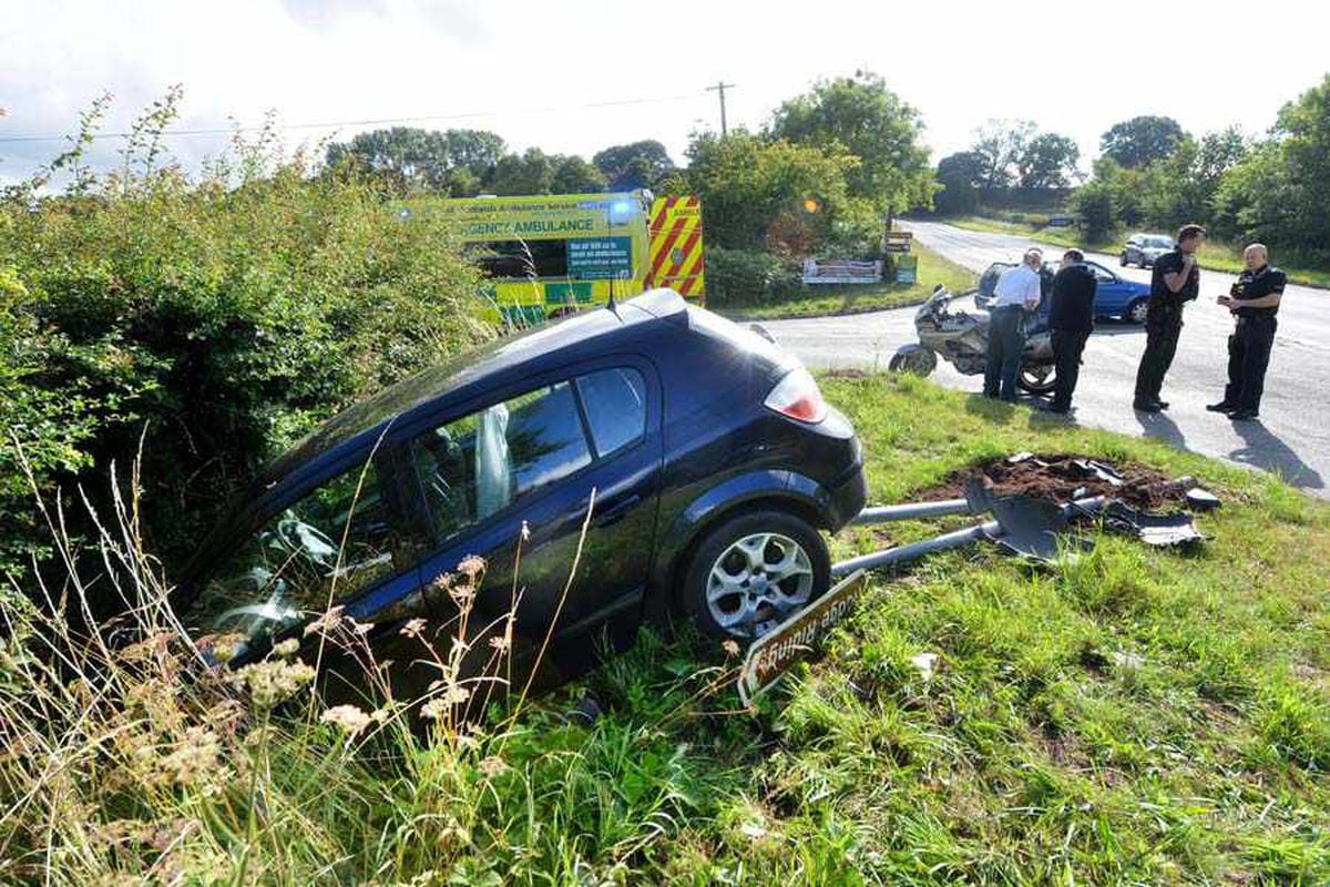 Motorcyclist Injured In Shropshire Crash | Shropshire Star