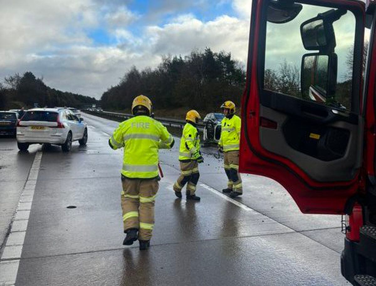 Severe Delays After Two Car Crash On M54 Shropshire Star