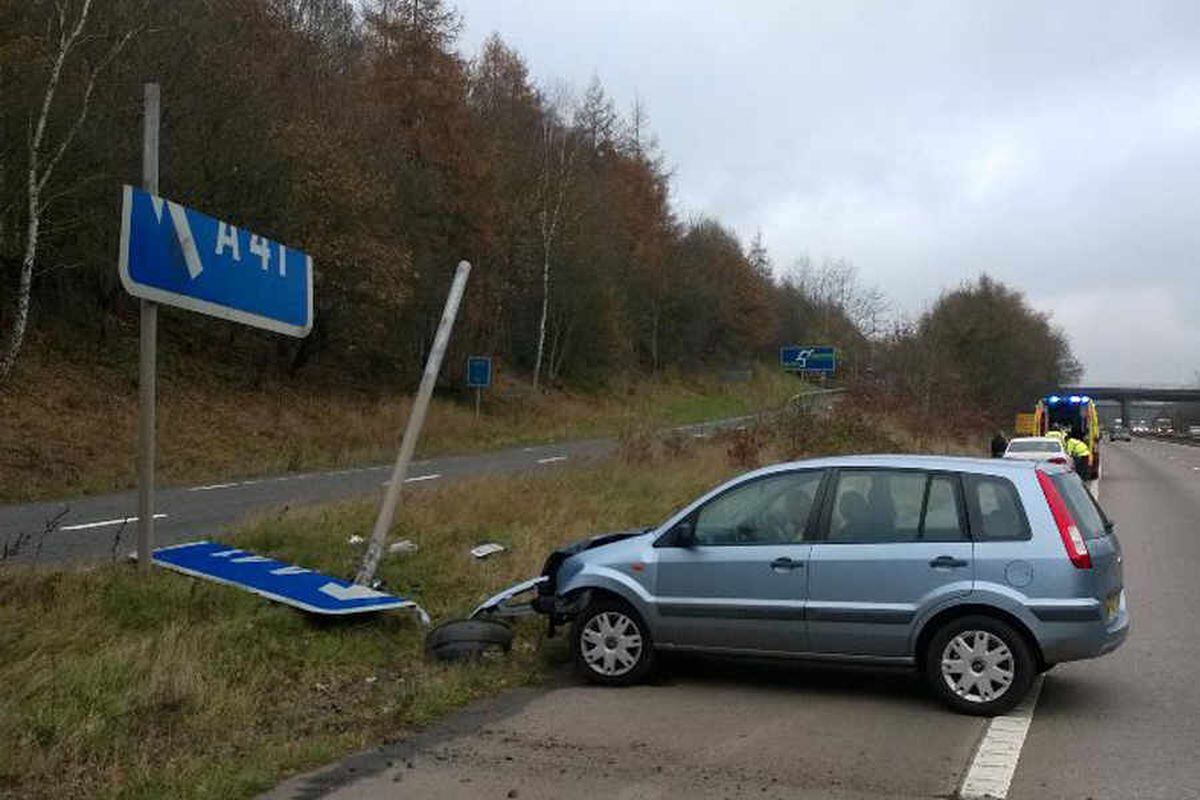 Two Cars In Separate Crashes On M54 In Shropshire Shropshire Star