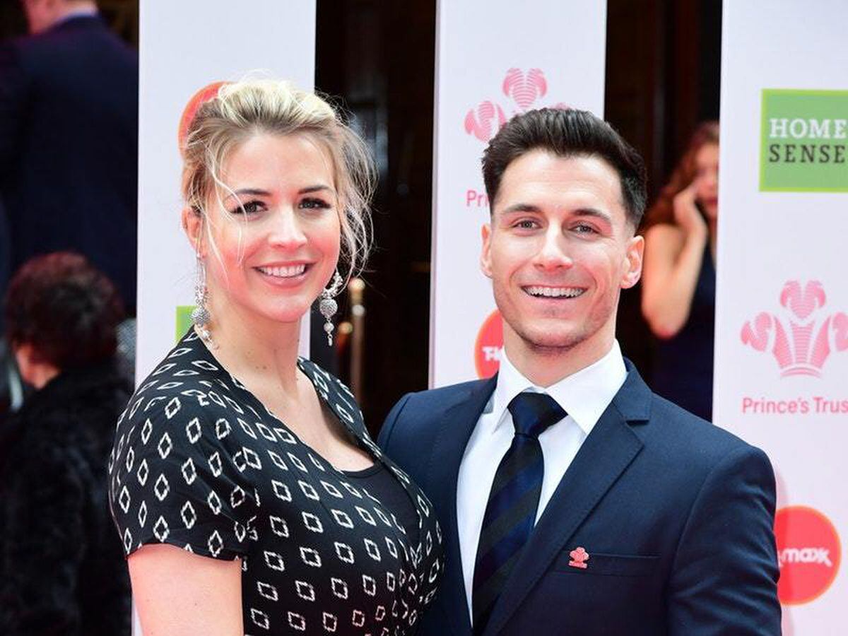 Emotional Gemma Atkinson fights back tears before baby shower ...