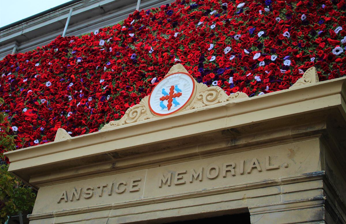 Thousands Of Poppies Draped Over Telford's Landmark Anstice Building ...