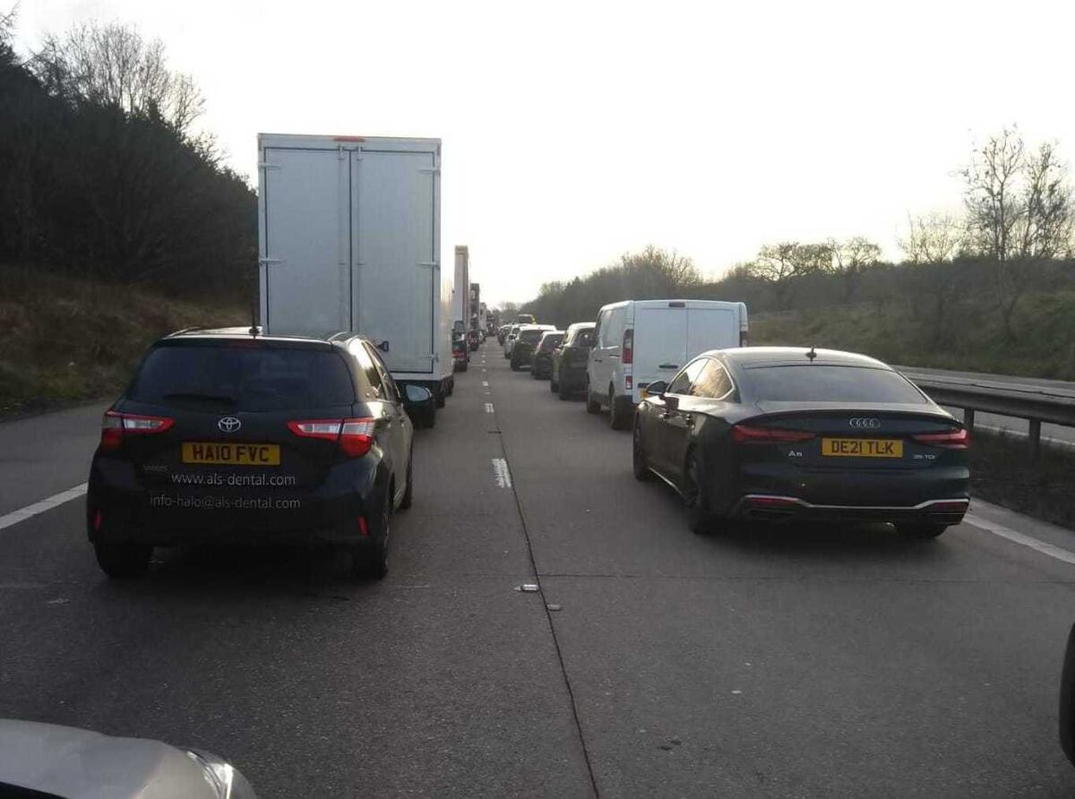 Two Taken To Hospital After Crash Causes 90 Minute Delays On M54