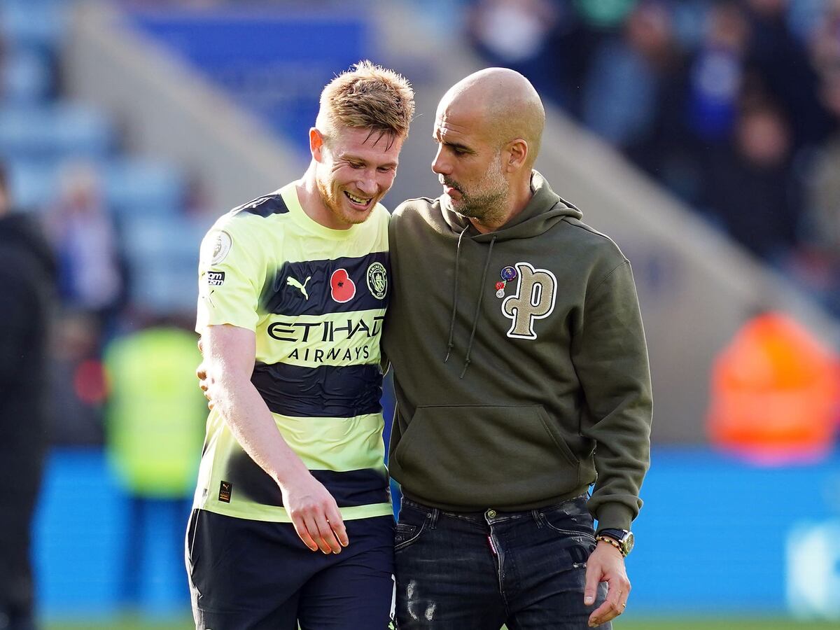 Kevin De Bruyne ‘isn’t leaving’ Manchester City this season – Pep Guardiola