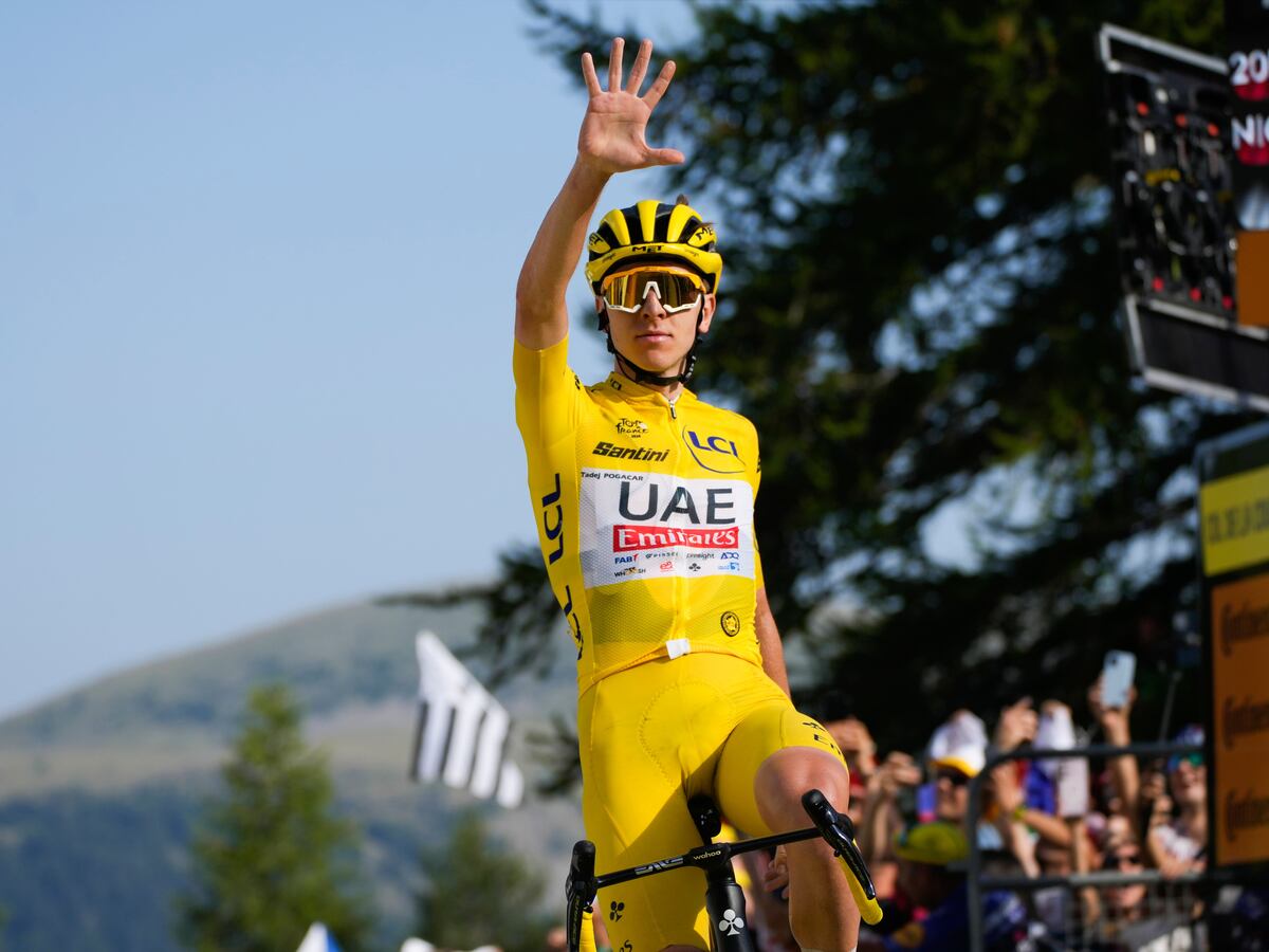 Tadej Pogacar closes in on third Tour de France crown after fifth stage victory