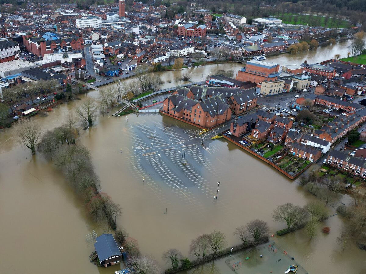 Shropshire Weather Towns Braced For More Flooding Following Warnings