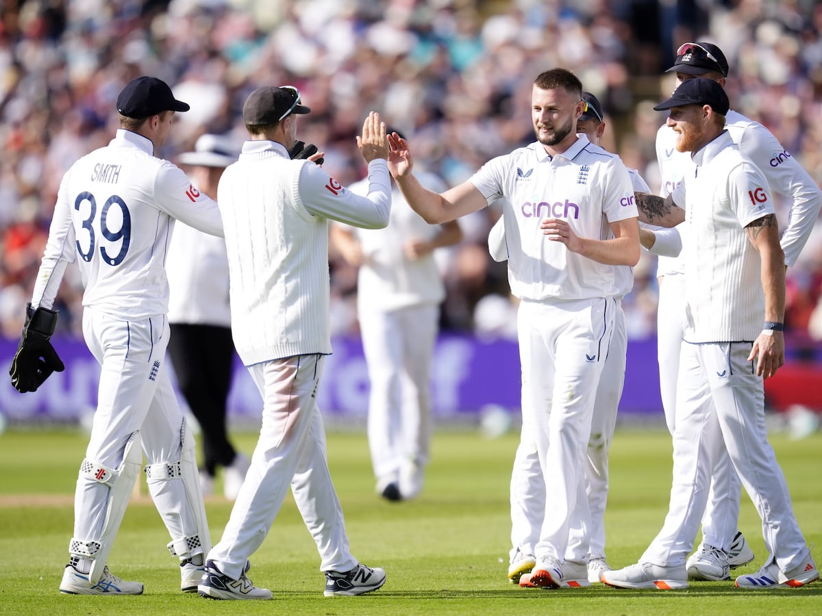 Chris Woakes says newcomer Gus Atkinson making Test cricket look ‘quite easy’