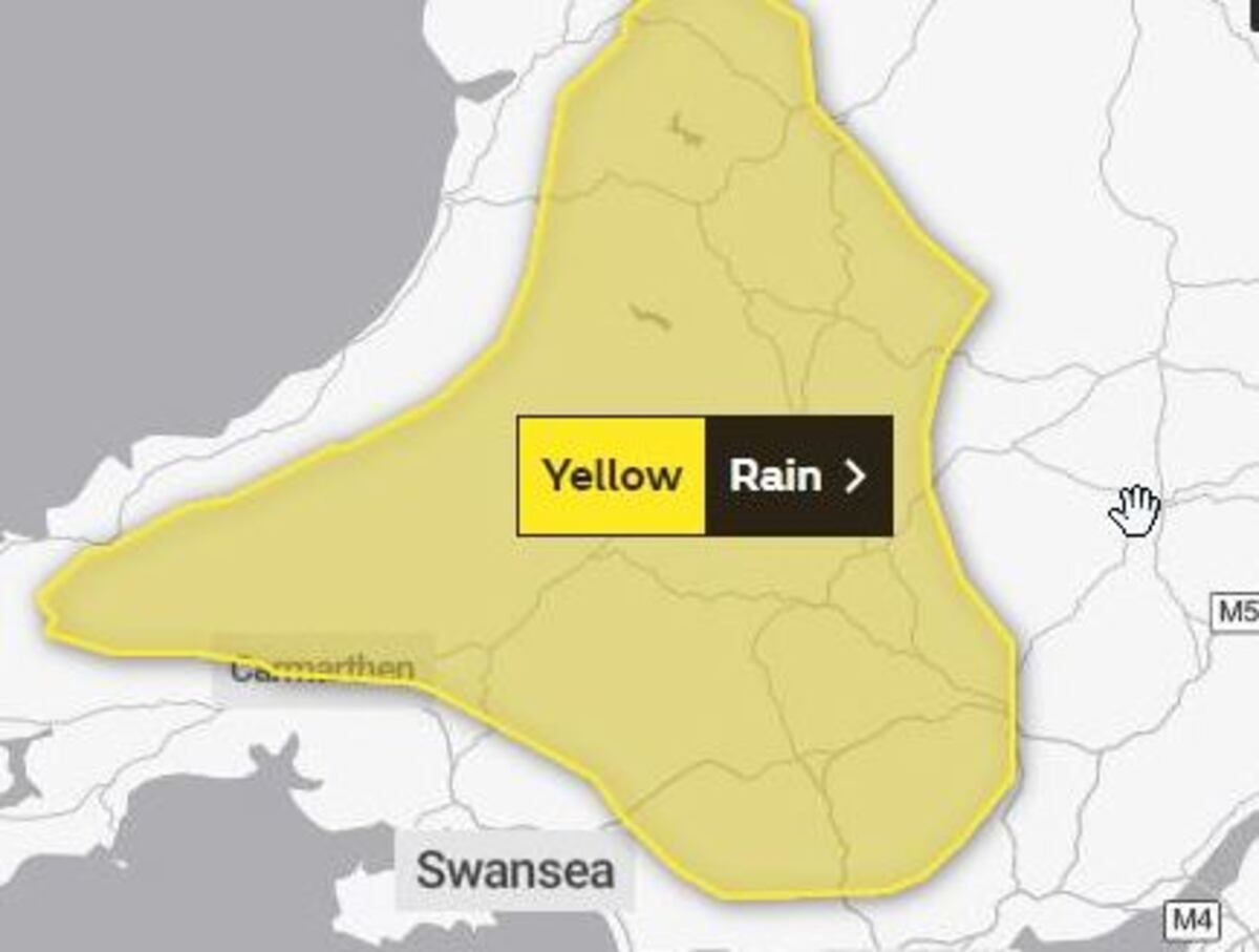 Heavy Rain Forecast Sparks Warnings Close To The Shropshire Border