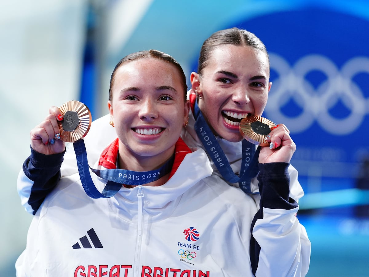 Yasmin Harper and Scarlett Mew Jensen claim GB first medal with diving bronze