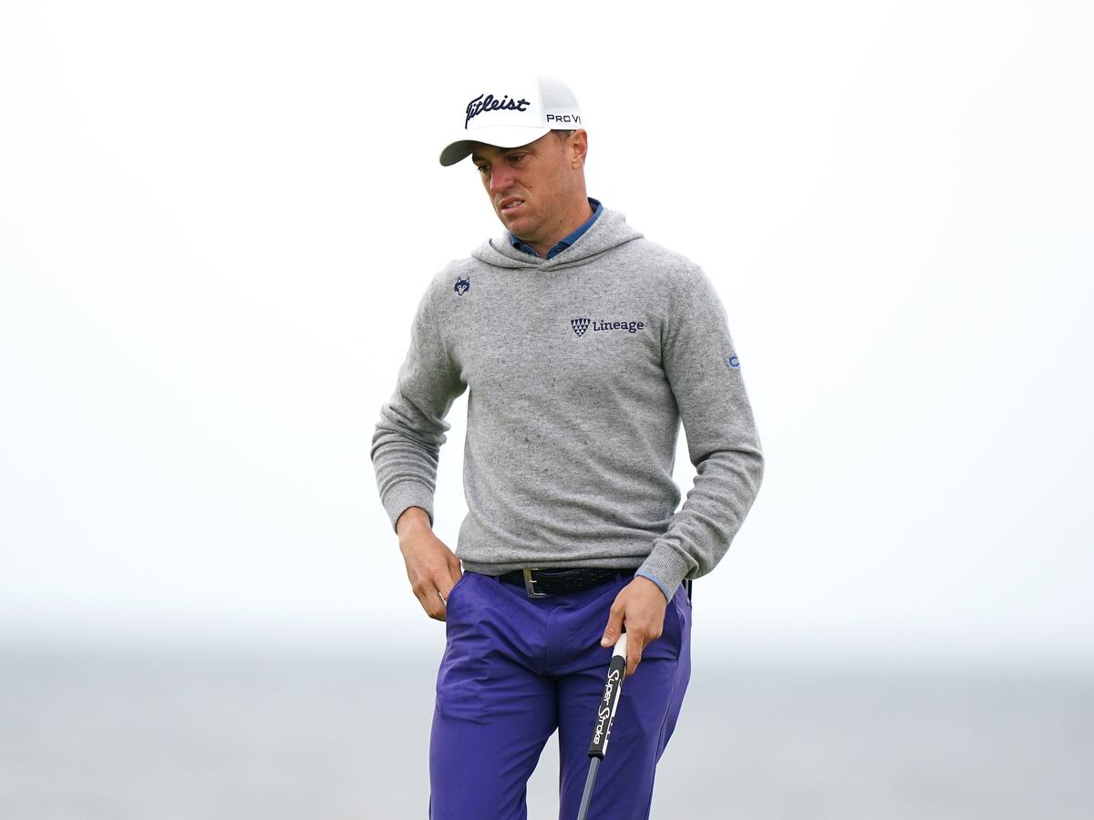 Justin Thomas heading in ‘right direction’ after impressive start to Open