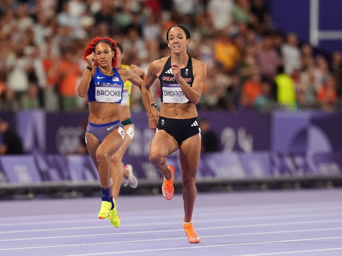 Katarina Johnson-Thompson takes lead into second day of heptathlon