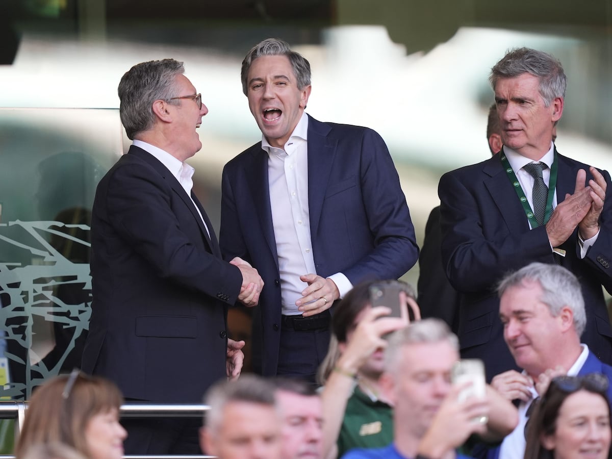 Starmer and Harris attend England-Ireland football match amid reset of relations