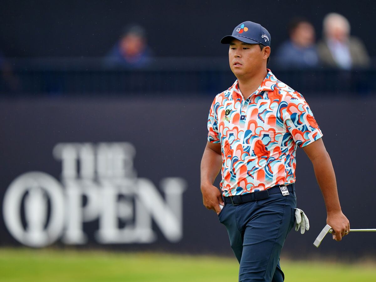 Si Woo Kim makes hole-in-one as Thriston Lawrence surges through field at Open