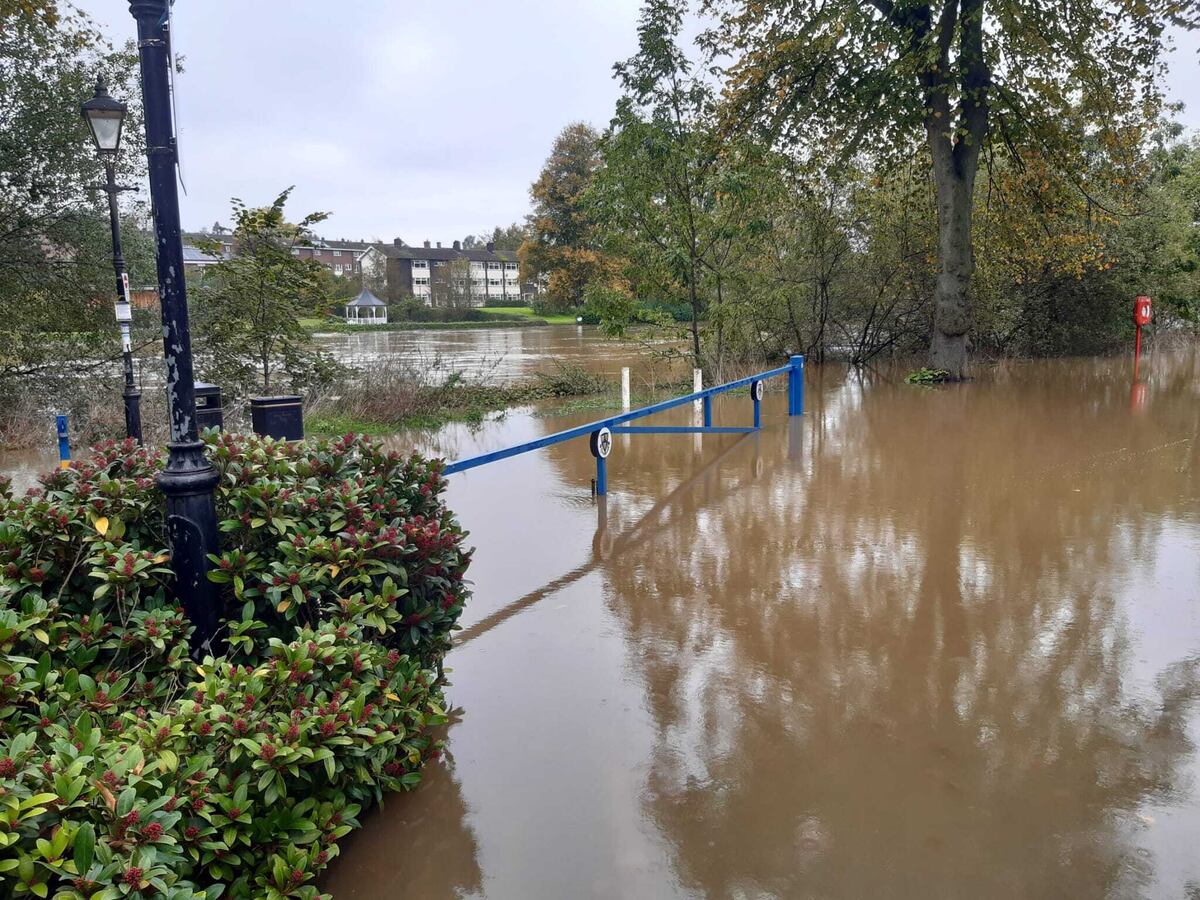 Shropshire Floods River Yet To Peak In Some Areas As Impact Of Storm