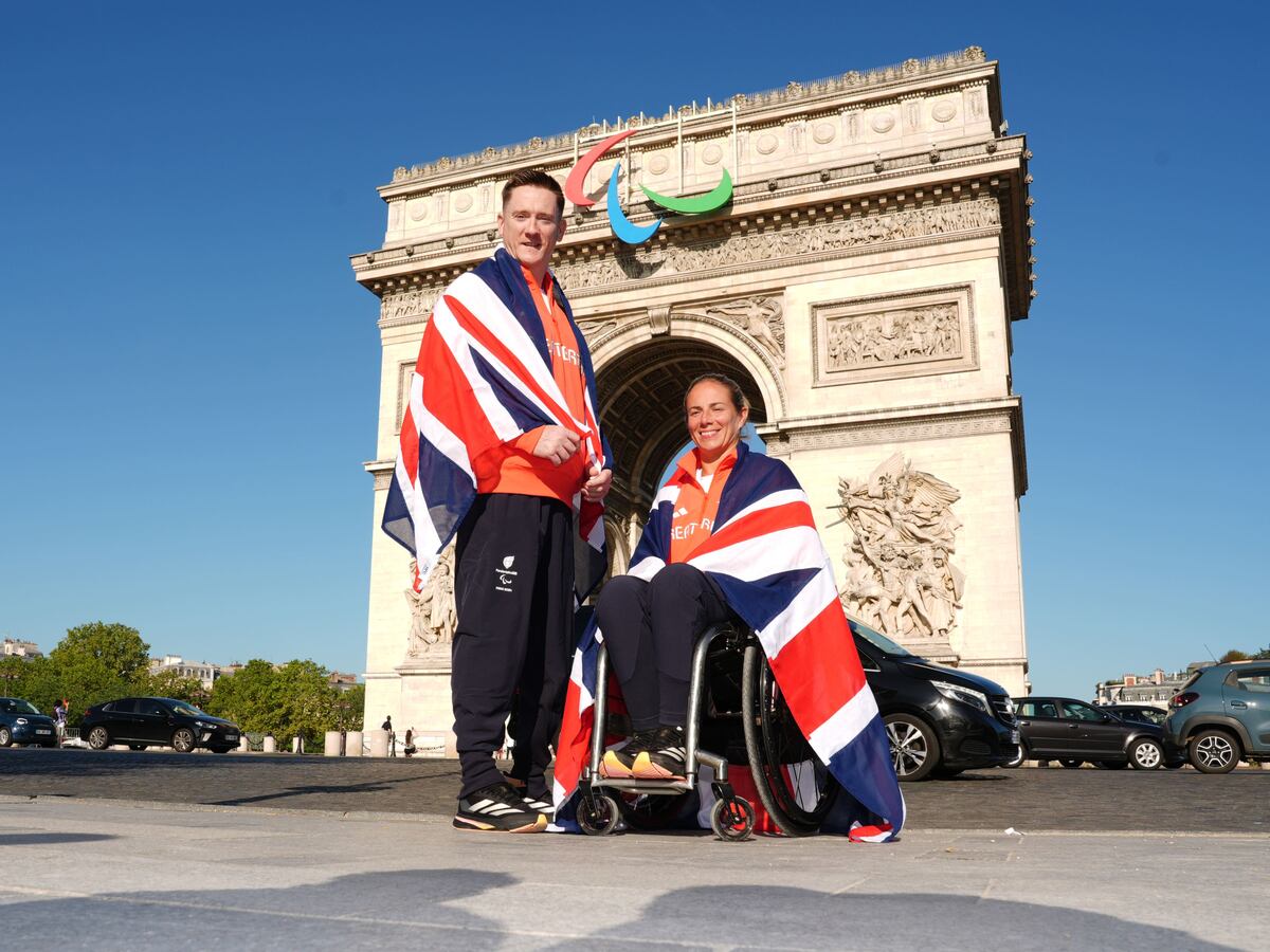 Lucy Shuker and Terry Bywater named ParalympicsGB’s opening ceremony flagbearers