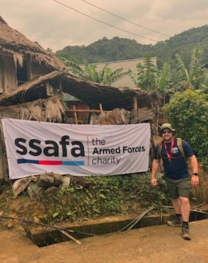 Vistry Group’s Ben Graham during his six-day trek through Vietnam in aid of SSAFA, the Armed Forces charity.