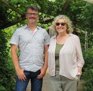 Caption: Mark and June Campbell who took over from him as Chair of Just Credit Union.