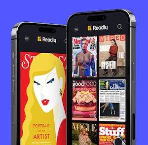 The magazines can be accessed easily on a smartphone