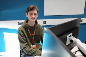 Robert Horton, 17, has been offered an apprenticeship at Wrekin Housing Group after he finishes his studies. Photo: Wrekin Housing Group