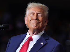 Donald Trump at a campaign rally in Pittsburgh in November