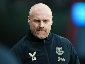 Former Everton manage Sean Dyche on the touchline