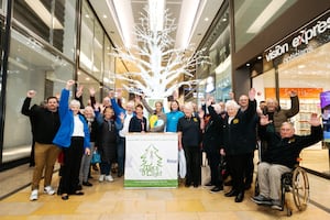 Telford Tree Of Light Switch on at Telford Town Centre. This is their 30 year. This year their chosen charities are: Severn Hospice, Hope House, Bridge School, Lingen Davies Cancer Care and PRH Dementia Care Unit.