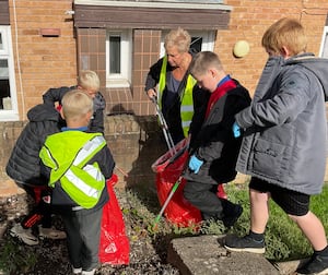 Nearly 3,000 bags of litter were removed from Powys streets and green spaces in 18 months as part of an environmental project called Caru (Love) Powys.