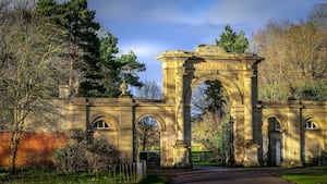 The entrance gates to Attingham Park, with Attingham East Lodge on the right. Picture: National Trust/Mike Henton.