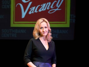 Head and shoulders shot of JK Rowling