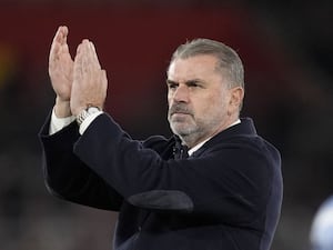 Ange Postecoglou applauds