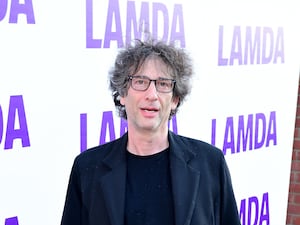 Neil Gaiman at a film premiere