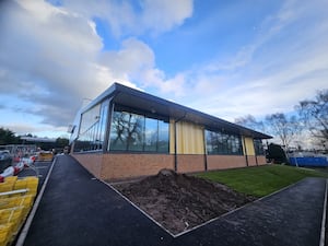 The new £14 million swimming pool and fitness centre. Shropshire Council says the "final touches" are being made. Picture: Shropshire Council. 