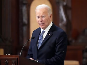 President Joe Biden speaks during an interfaith prayer service for the victims of the deadly New Years truck attack.