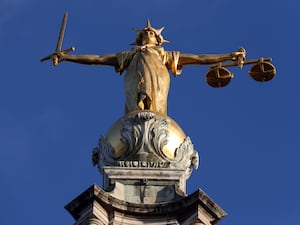 FW Pomeroy’s Statue of Justice stands on top of the Central Criminal Court building in London