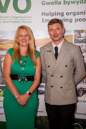 Clair Swales, PAVO CEO, with Jamie Burt, PAVO Chair of Trustees. Image by Lewis Chatfield