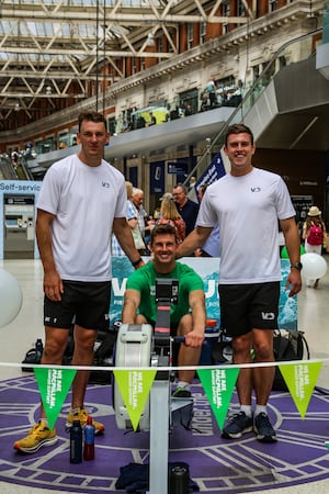 The trio are rowing 3,000 miles.