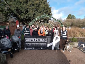 This year’s walk in Llandrindod Wells.