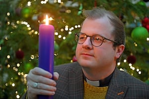 The Reverend Sam Mann at St Chad's Church